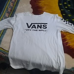 White vans long sleeve
